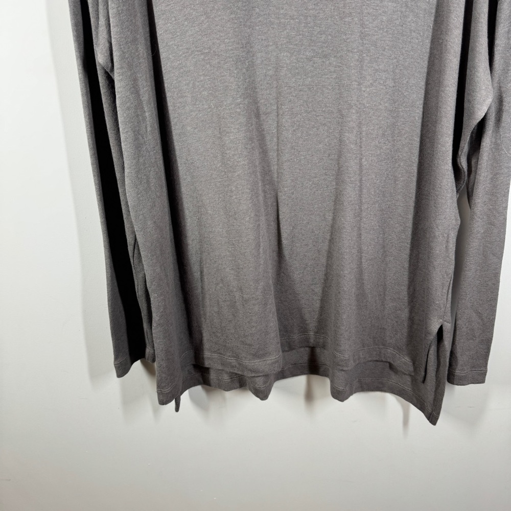 Lost in Layers Taupe Long Sleeve Tunic Top Size S/M Relaxed Fit Comfy Summer - Picture 5 of 15